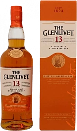 Виски The Glenlivet Single Malt Scotch Whisky 13 Years Old 0.7 л в подарочной упаковке