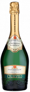 Белое Брют Игристое вино Louis Bouillot Cremant de Bourgogne Perle d'Or 2012 г. 0.75 л