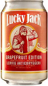 Пиво Lervig Lucky Jack Grapefruit Edition Can 0.33 л