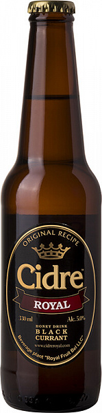Сидр Cidre Royal with Black Currant Glass 0.33 л