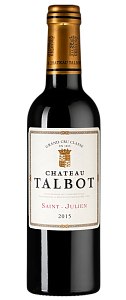 Красное Сухое Вино Chateau Talbot 2015 г. 0.375 л