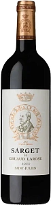 Вино Sarget de Gruaud-Larose 2020 г. 0.75 л