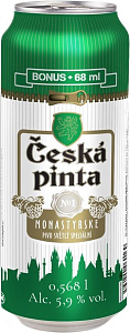 Пиво Ceska Pinta Monastyrske Can 0.568 л