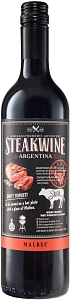 Красное Полусухое Вино Steakwine Malbec Black Label 0.75 л