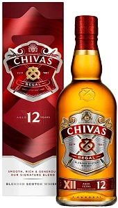 Виски Chivas Regal 12 Years Old 0.75 л в подарочной упаковке