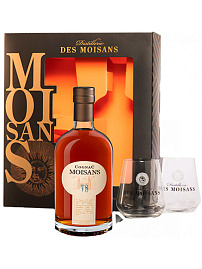 Коньяк Moisans VS 0.7 л Gift Box Set 2 Glass