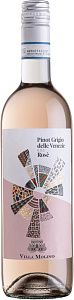 Розовое Полусухое Вино Sartori Villa Molino Pinot Grigio delle Venezie DOC Rose 0.75 л