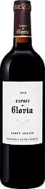 Вино Esprit de Gloria Saint-Julien AOC Chateau Gloria 2018 г. 0.75 л