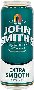 Пиво John Smith's Extra Smooth with nitrogen capsule Can 0.44 л