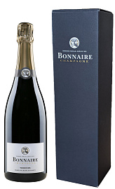 Шампанское Bonnaire Terroirs Grand Cru Blanc de Blancs Extra Brut Champagne AOC 0.75 л в подарочной упаковке