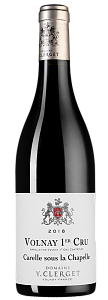 Красное Сухое Вино Domaine Yvon Clerget Volnay Premier Cru Carelle sous la Chapelle 2018 г. 0.75 л