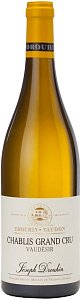 Белое Сухое Вино Chablis Grand Cru Vaudesir Joseph Drouhin 2020 г. 0.75 л