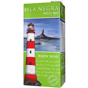 Белое Полусухое Вино Isla Negra West Bay White 2017 г. 1 л Tetra Pak