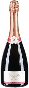 Розовое Брют Игристое вино Fontanafredda Contessa Rosa Brut Rose 2012 г. 1.5 л