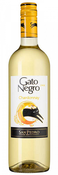 Вино Gato Negro Chardonnay Vina San Pedro 2021 г. 0.75 л