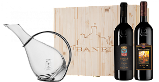 Вино Banfi: Summus 2015 + Brunello di Montalcino 2013 0.75 л 2 шт. Set 1 Decanter