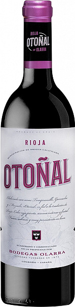 Вино Otonal Tinto 2020 г. 0.75 л