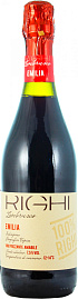 Игристое вино Lambrusco Emilia IGT Righi Rosso 0.75 л