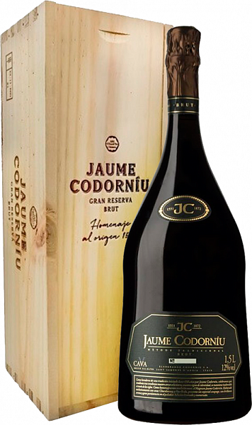 Игристое вино Cava Jaume de Codorniu Gran Reserva Brut 1.5 л Gift Box