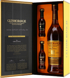 Виски Glenmorangie The Original + Glenmorangie The Lasanta + Glenmorangie The Quinta Ruban 0.85 л в подарочной упаковке