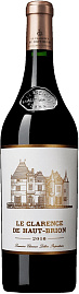 Вино Le Clarence de Haut-Brion 2016 г. 0.75 л