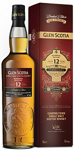 Виски Glen Scotia 12 Years Old Seasonal Release 2021 0.7 л Gift Box