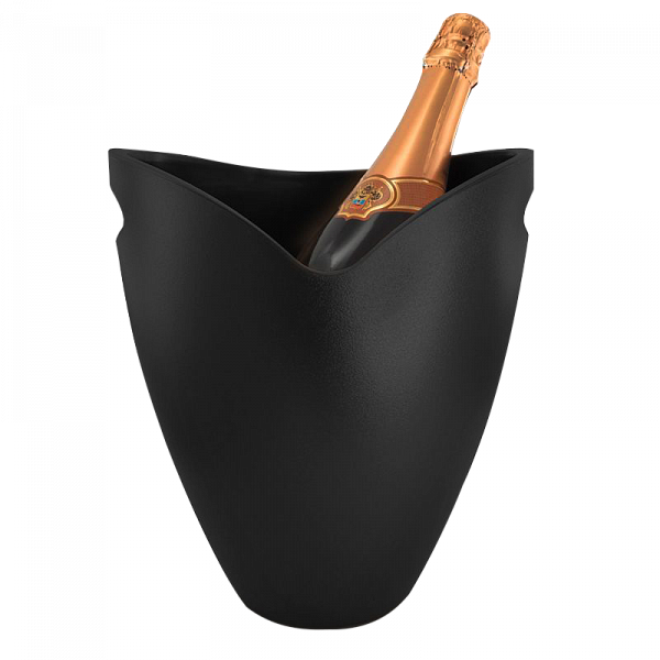 Ведерко для шампанского Pulltex Ice Bucket Black 3 л