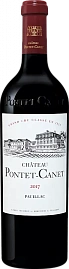 Вино Chateau Pontet-Canet Grand Cru Classe Pauillac AOC 2017 г. 0.75 л