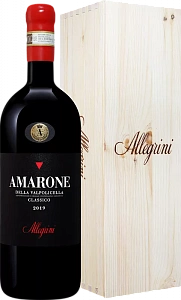 Красное Сухое Вино Amarone della Valpolicella DOCG Classico Allegrini 2019 г. 1.5 л в подарочной упаковке