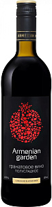 Красное Полусладкое Вино фруктовое Armenian Garden Pomegranate Semi-Sweet 0.75 л