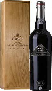 Красное Сладкое Портвейн Dow's Vintage Quinta Senhora da Ribeira Port 2012 г. 0.75 л Gift Box