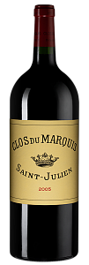Красное Сухое Вино Clos du Marquis 2002 г. 1.5 л