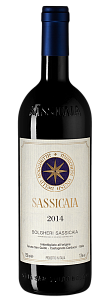Красное Сухое Вино Sassicaia 2014 г. 0.75 л