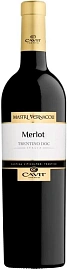 Вино Mastri Vernacoli Merlot Trentino DOC 0.75 л