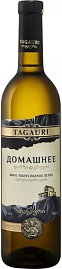 Вино Tagauri Домашнее Белое Полусладкое 0.75 л