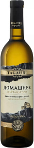 Белое Полусладкое Вино Tagauri Домашнее Белое Полусладкое 0.75 л