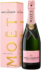 Розовое Брют Шампанское Moet & Chandon Brut Imperial Rose 0.75 л Gift Box