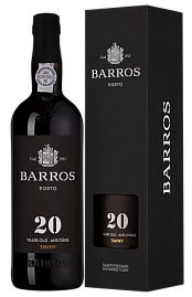 Портвейн Barros 20 years old Тawny 2002 г. 0.75 л Gift Box