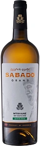 Белое Сухое Вино Sabado Grand Mtsvane Qvevri 0.75 л