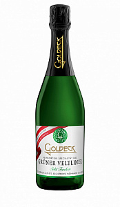 Белое Брют Игристое вино Goldeck Gruner Veltliner 0.75 л