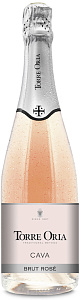 Розовое Брют Игристое вино Cava Torre Oria Brut Rose 0.75 л