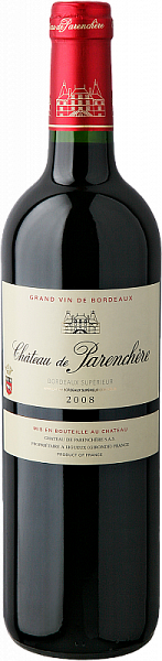Вино Chateau de Parenchere Bordeaux Superieur 2017 г. 0.75 л