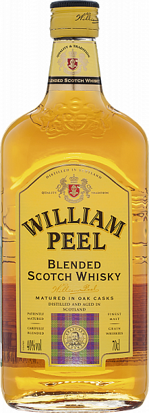 Виски William Peel 3 Years Old blended malt scotch 0.7 л