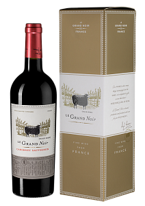 Красное Полусухое Вино Le Grand Noir Cabernet Sauvignon 0.75 л Gift Box