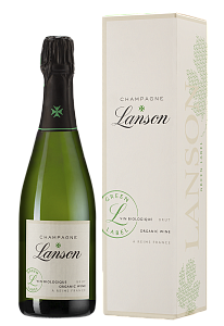 Белое Экстра брют Шампанское Lanson Green Label Brut 0.75 л Gift Box
