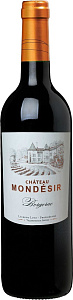 Красное Сухое Вино Chateau Mondesir Bergerac AOC 0.75 л
