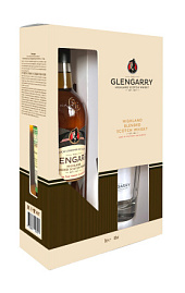Виски Glengarry with glass 0.7 л Gift Box