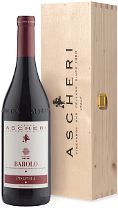 Красное Сухое Вино Matteo Ascheri Barolo Pisapola DOCG 2019 г. 0.75 л Gift Box