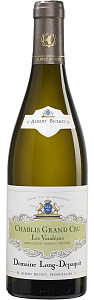 Белое Сухое Вино Chablis Grand Cru AOC Domaine Long-Depaquit Les Vaudesirs 2017 г. 0.75 л