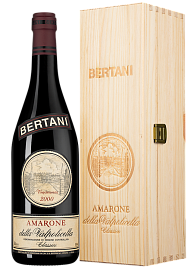 Вино Amarone della Valpolicella Classico Bertani 2000 г. 0.75 л Gift Box